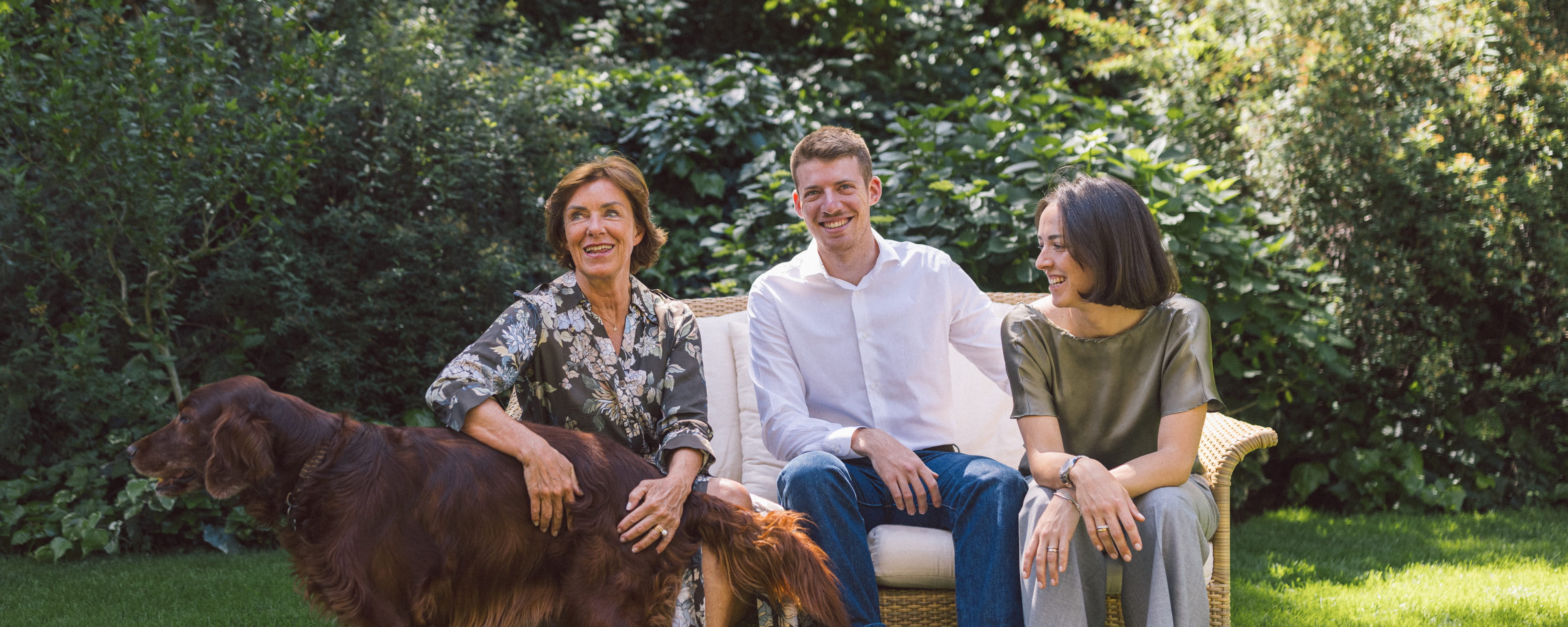 Famiglia Klammer Ulrike con Alessandro e Anna